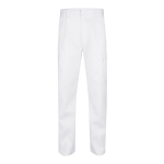 Trousers, cotton and polyester, elastic waistband, 190 g/m2, white colour second view