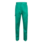 Trousers, cotton and polyester, elastic waistband, 190 g/m2, green colour second view