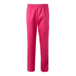 Unisex trousers, cotton, polyester, elastic waistband, 190 g/m2, pink colour