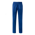 Unisex trousers, cotton, polyester, elastic waistband, 190 g/m2, royal blue colour