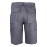 Multi-pocket twill shorts, cotton and polyester, 200 g/m2, grey colour