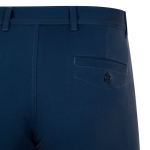 Unisex chino-style elastic trousers, cotton, elastane, 260 g/m2, navy-blue colour sixth view