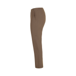 Unisex chino-style elastic trousers, cotton, elastane, 260 g/m2, natural colour third view