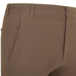 Unisex chino-style elastic trousers, cotton, elastane, 260 g/m2, natural colour fifth view