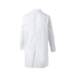 Unisex twill blouse, polyester and cotton, 180 g/m2, white colour