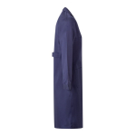 Long-sleeved work coat, polyester and cotton, 175 g/m2, blue colour fourth view