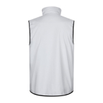 Softshell work vest with fleece lining, polyester, 280 g/m2, Velilla white colour