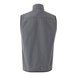 Softshell work vest with fleece lining, polyester, 280 g/m2, Velilla grey colour