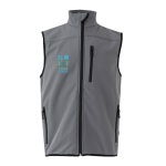 Softshell work vest with fleece lining, polyester, 280 g/m2, Velilla main view