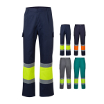 Unisex work trousers, polyester and cotton, 190 g/m2, various colours