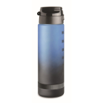 Leak-proof RPET bottle with water intake schedule, 1L blue colour ninth view