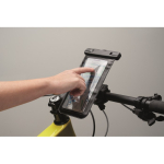 Waterproof bike phone holder for 6.7-inch devices black colour third photographic view