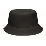 Polyester bucket hat in various colours, 150 g/m2 black colour