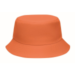 Polyester bucket hat in various colours, 150 g/m2 orange colour