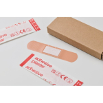 Set of 15 adhesive strips in a customisable recycled paper box beige colour sixth photographic view