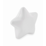 Classic star-shaped stress reliever in various colours white colour