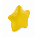 Classic star-shaped stress reliever in various colours yellow colour