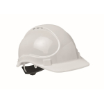 Work helmet with adjustable headband, 52–62cm white colour second view