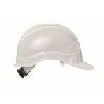 Work helmet with adjustable headband, 52–62cm white colour eighth view