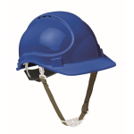 Work helmet with adjustable headband, 52–62cm royal blue colour