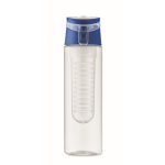 Water bottle with removable infuser and carry handle royal blue colour sixth view