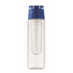 Water bottle with removable infuser and carry handle royal blue colour eighth view