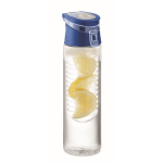 Water bottle with removable infuser and carry handle royal blue colour ninth view