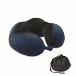 Travel pillow with foam design for neck support blue colour