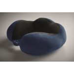 Travel pillow with foam design for neck support blue colour third photographic view