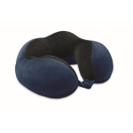 Travel pillow with foam design for neck support blue colour eighth view