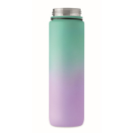 RPET bottle with spout and water consumption schedule, 1L turquoise colour tenth view