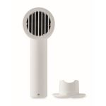 Portable fan with desk and phone stand white colour ninth view