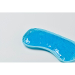 Gel bead-filled eye mask in drawstring pouch light blue colour seventh photographic view