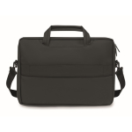 Laptop briefcase with handles and adjustable shoulder strap, 15” black colour tenth view