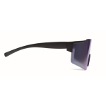 Sports sunglasses with mirrored lenses and UV400 protection blue colour third view