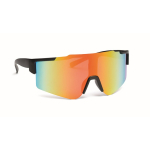 Sports sunglasses with mirrored lenses and UV400 protection multicolour colour