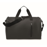 Soft-touch bag with double handles and detachable shoulder strap black colour second view