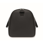 Soft-touch bag with double handles and detachable shoulder strap black colour fourth view