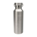 Recycled stainless steel bottle, ideal for water, 500 ml silver colour