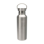 Recycled stainless steel bottle, ideal for water, 500 ml silver colour