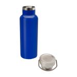 Recycled stainless steel bottle, ideal for water, 500 ml light blue colour