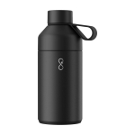 Recycled stainless steel double-walled bottle, 750 ml, Ocean Bottle black colour