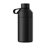 Recycled stainless steel double-walled bottle, 750 ml, Ocean Bottle black colour