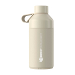 Recycled stainless steel double-walled bottle, 750 ml, Ocean Bottle sand colour