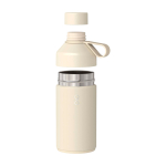 Recycled stainless steel double-walled bottle, 750 ml, Ocean Bottle sand colour