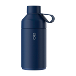 Recycled stainless steel double-walled bottle, 750 ml, Ocean Bottle navy-blue colour