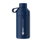 Recycled stainless steel double-walled bottle, 750 ml, Ocean Bottle navy-blue colour