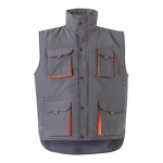 Multi-pocket polyester work vest with zip – 120 g/m2, Velilla second view