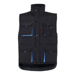 Multi-pocket polyester work vest with zip – 120 g/m2, Velilla second view