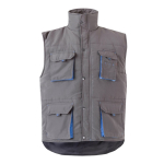 Multi-pocket polyester work vest with zip – 120 g/m2, Velilla second view